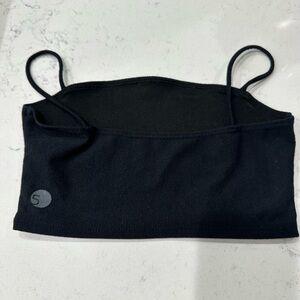 FIVE Dancewear Black Cropped Tank Top Bra YXL